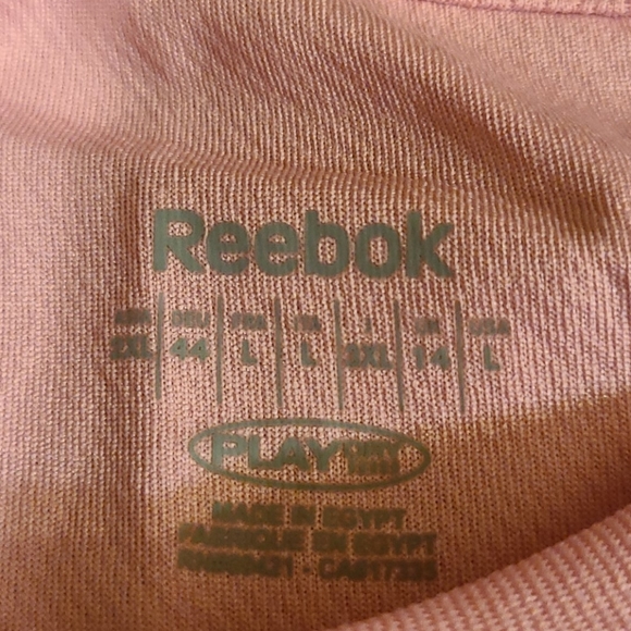 Reebok Play Dry (3) Girls L Pink SS Shirt NWT - Picture 7 of 12